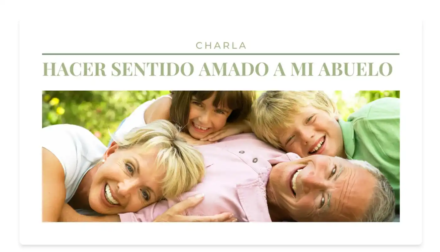 5 Lenguajes del amor en el adulto mayor 